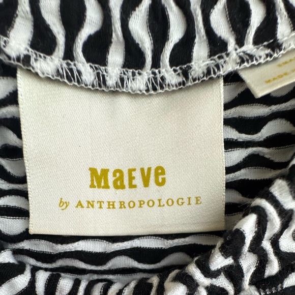 Maeve by Anthropologie Barbara Textured Jacquard Geometric Sleeveless Top Size S - Picture 9 of 12